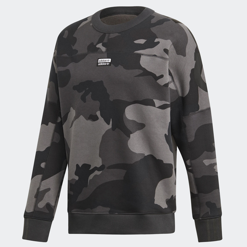 BAJU SNEAKERS ADIDAS adidas R.Y.V. Camouflage Crewneck Sweatshirt